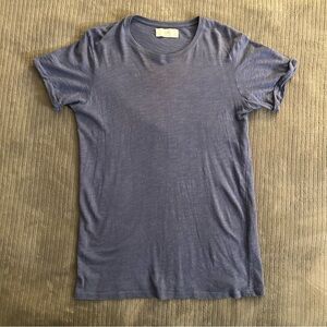 Soft Blue Crew Neck Tee